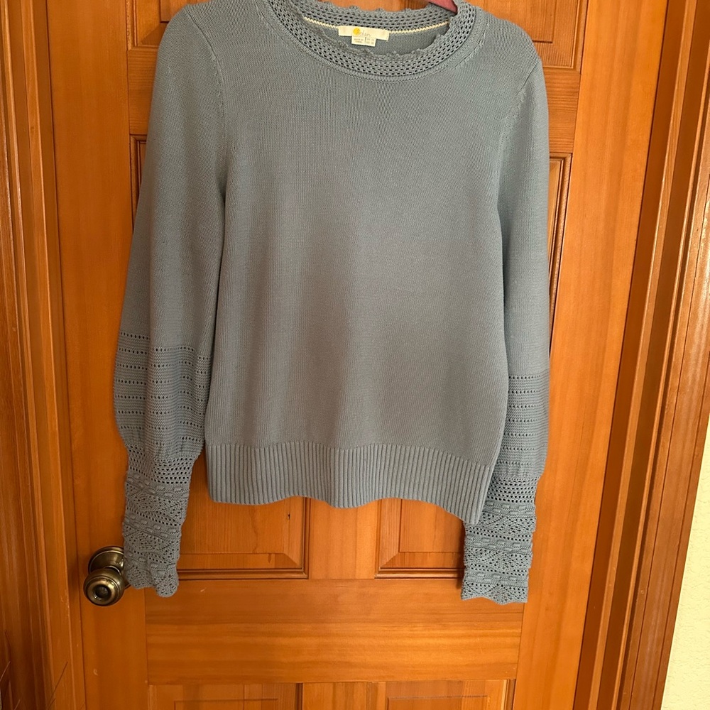 Boden Women's Gray Crew Neck Sweater